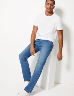 Straight Fit Streç Jean Pantolon