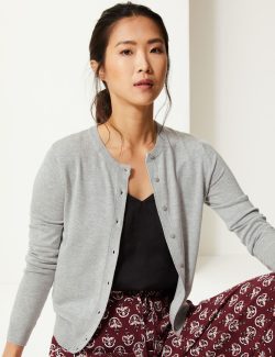 Yuvarlak Yaka Hırka