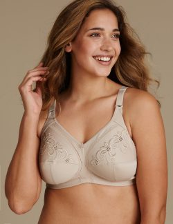 destekleyici Balensiz İşlemeli Full Cup Sütyen B-G