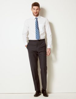 3’lü Kolay Ütülenebilir Slim Cepli Gömlek