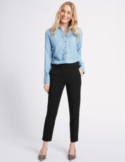 Pamuklu Streç Slim Pantolon