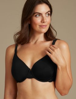 Dantelli Destekli Full Cup T-Shirt Sütyeni A-E