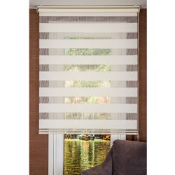 Mikropliseli Zebra Perde Krem 180×200 cm