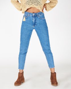 Açık Kot Rengi Yüksek Bel Mom Jean PN5793 – PNR