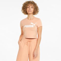 Puma – 586865_28 – PUMA ESSENTIALS Dar Kesim Logolu Kadın T-shirt