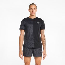 Puma – 521402_01 – PUMA Grafikli Kısa Kollu Erkek Koşu T-shirt