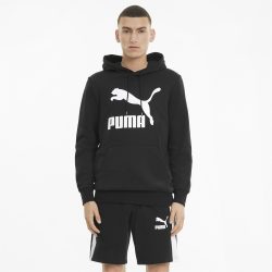 Puma – 530084_01 – PUMA CLASSICS Logo Erkek Kapüşonlu Sweatshirt