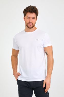 Slazenger REPUBLIC Erkek T-Shirt Beyaz