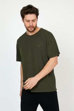 Slazenger BALDOVIN I Erkek T-Shirt Haki