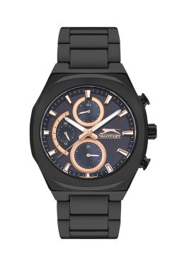 Slazenger SL091952204 Erkek Kol Saati Siyah / Mavi