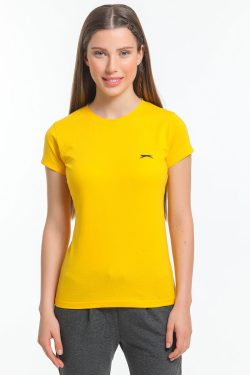 Slazenger MOVE Kadın T-Shirt Sarı