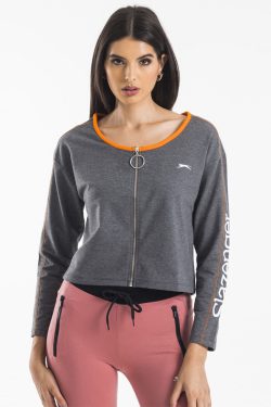 Slazenger PEPPER Kadın Sweatshirt K.Gri