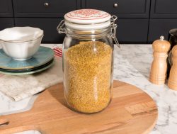 Madame Coco Roesia Yuvarlak Cam Kavanoz 1500 ml