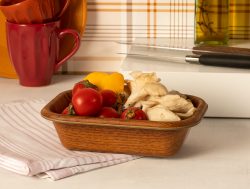 Madame Coco Noreis Dikdörtgen Tabak 22cm