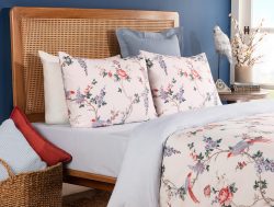 Madame Coco Jarome Tek Kişilik Baskılı Ranforce Nevresim Takımı – Bej