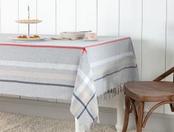 Madame Coco Brigitte Masa Örtüsü – Gri – 150×150 cm