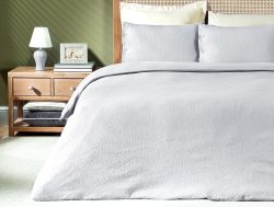 Madame Coco Linda Çift Kişilik Yıkamalı Gofre Nevresim Takımı