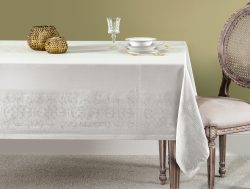 Madame Coco Moroccon Masa Örtüsü – Açık Gri – 160×300 cm