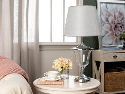 Madame Coco Andrine Gümüş Abajur – Gümüş