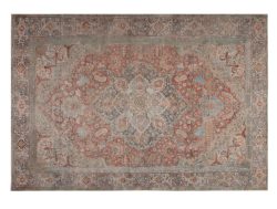 Madame Coco Curtice Dijital Baskılı Halı – Turuncu / Mavi – 200×290 cm