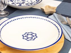 Madame Coco Rêve Bleu Espérer Yemek Tabağı – Mavi – 20 cm