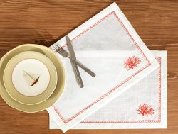 Madame Coco Coralıne 2’li Amerikan Servis – Turuncu – 32×48 cm