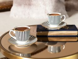 Madame Coco Orient Mila 2 Kişilik Kahve Fincan Seti 90 ml