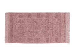 Madame Coco Laura Saçaklı Halı – Pembe – 80×150 cm