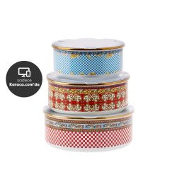 Karaca Letizia 3’lü Saklama Kabı