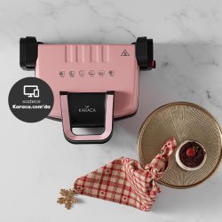 Karaca Future Granit Tost Makinesi Pembe 1800W