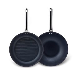 Karaca Bio Diamond Steel Plus Wok ve Grill Set
