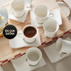 Karaca Laura 6 Kişilik Kahve Fincan Takımı 90 ml