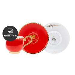 Karaca Unicef Selçuk Yöntem Demet Akbağ 2 Kişilik Kahve Fincan Takımı 90 ml