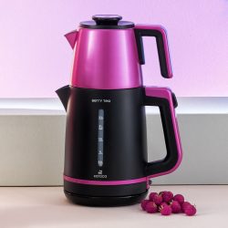 Karaca Berry Tea XL 2in1 Çelik Demlikli Çay Makinesi ve Kettle Pinkberry