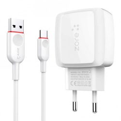 Huawei P Smart S Vest Serisi V2 Type-C 2 In 1 2.4a Hızlı Şarj Seti