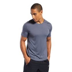 Reebok Workout Ready Tech Kısa Kollu T-Shirt Gri