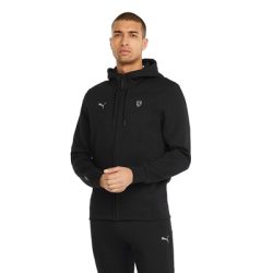 Puma Ferrari Style Kapüşonlu Sweatshirt Siyah