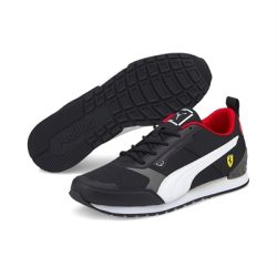 Puma Ferrari Track Racer Puma Siyah Beyaz