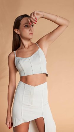 DORIA CAMISOLE BODYCON CROP TOP