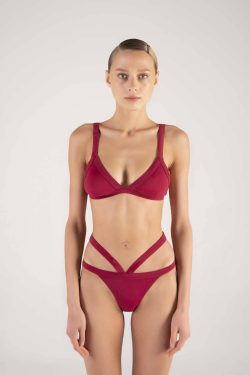 Üçgen Belden Kemerli Bikini