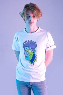 Drajo Beyaz Erkek T-shirt