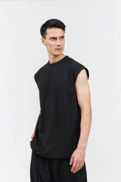 Samurai Siyah Atlet T-Shirt