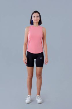 Pembe Halter Yaka T-Shirt