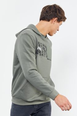 Çağla Air Yazı Baskılı Kapüşonlu Rahat Form Erkek Sweatshirt – 88009