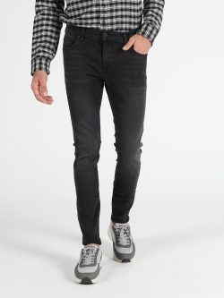 040 Alex Düşük Bel Dar Paça Skinny Fit Mavi Erkek Jean Pantolon