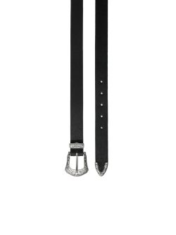 Modern Fit Siyah Kadın Kemer