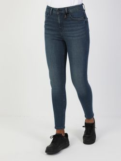 760 Dıana Yüksek Bel Dar Paça Super Slim Fit Mavi Kadın Jean Pantolon