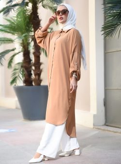 Tunik Por La Cara Taba / Camel