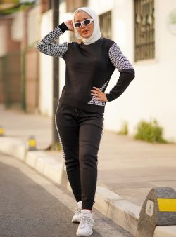 Triko Takım Por La Cara Siyah