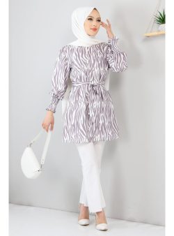 Tunik Tesettür Dünyası Gri